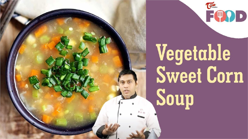 Vegetable Sweetcorn Soup
